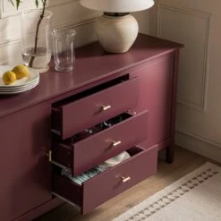 Oakham Wide Sideboard With Drawers, Wild Cherry 22 Oakham Wide Sideboard With Drawers, Wild Cherry -Daals FT SB 04 PRED scene5