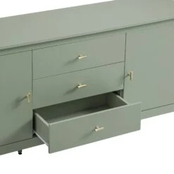 Oakham Wide Sideboard With Drawers, Desert Sage -Daals FT SB 04 SAGE detail1