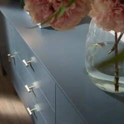 Oakham Wide Sideboard With Drawers, Stormy Blue -Daals FT SB 04 STORM scene5