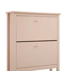 Oakham 2-Tier Shoe Cabinet, Nude Pink 15 Oakham 2-Tier Shoe Cabinet, Nude Pink -Daals FT SHC 02 NUDE detail1