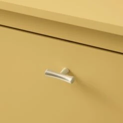 Oakham 2-Tier Shoe Cabinet, Rattan Yellow -Daals FT SHC 02 SAFYEL detail3