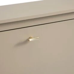 Oakham 3-Tier Shoe Cabinet, Deep Greige 17 Oakham 3-Tier Shoe Cabinet, Deep Greige -Daals FT SHC 03 BEIGE detail3