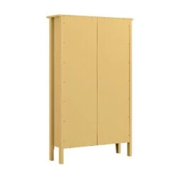 Oakham 3-Tier Shoe Cabinet, Rattan Yellow -Daals FT SHC 03 SAFYEL WB5