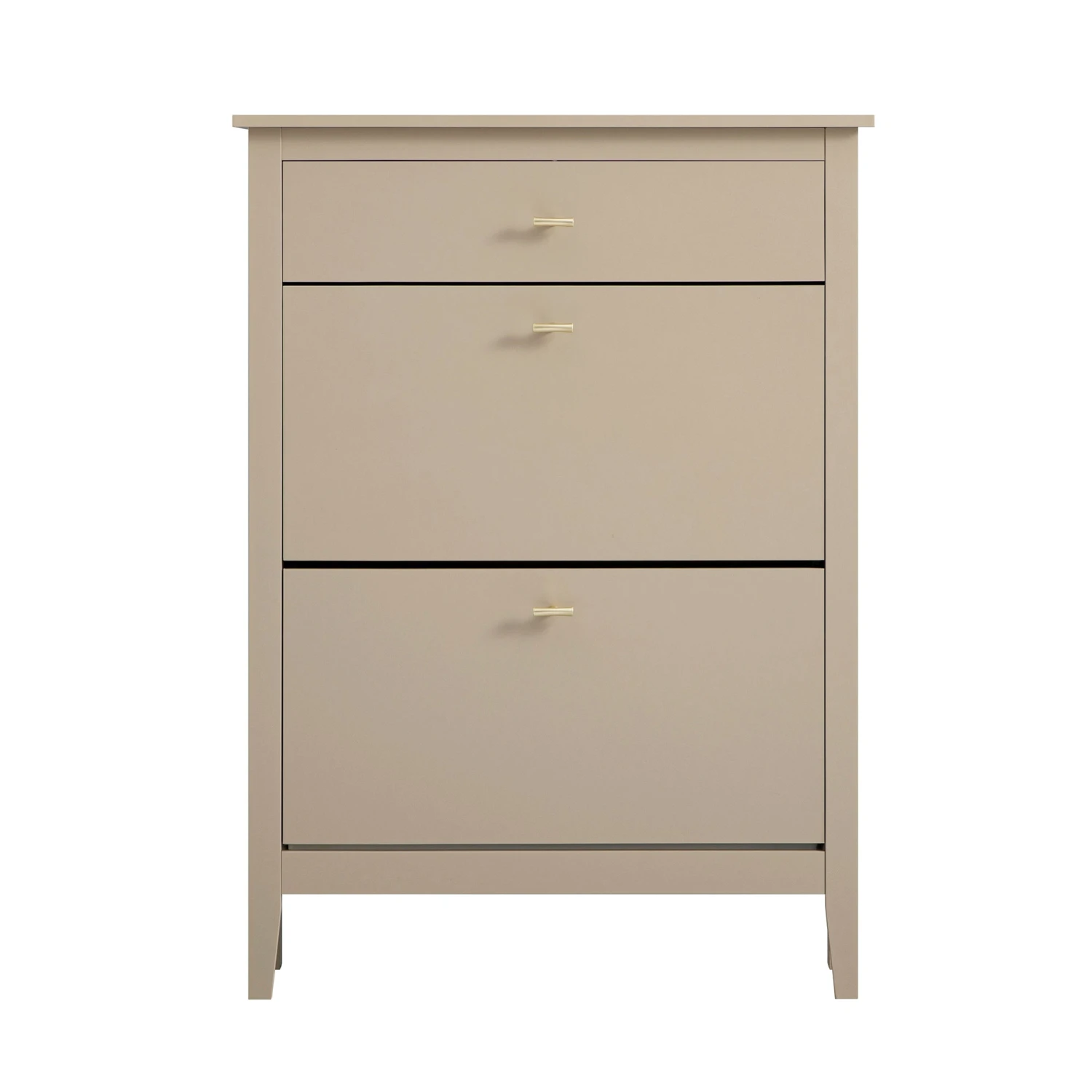 Oakham 2-Tier Shoe Cabinet With Top Drawer, Deep Greige 8 Oakham 2-Tier Shoe Cabinet With Top Drawer, Deep Greige - Image 8