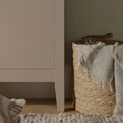 Oakham 2-Tier Shoe Cabinet With Top Drawer, Deep Greige 22 Oakham 2-Tier Shoe Cabinet With Top Drawer, Deep Greige -Daals FT SHC 04 BEIGE scene6