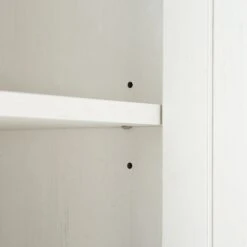 Frances Woven Rattan Tallboy Bathroom Unit, White -Daals FT TALLB 01 WHITE detail4