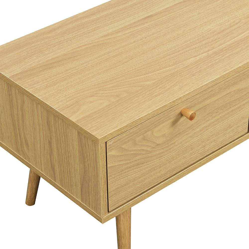 Anya Woven Rattan 3-Drawer TV Unit In Natural 7 Anya Woven Rattan 3-Drawer TV Unit In Natural - Image 7