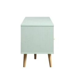 Frances Woven Rattan 160cm 3-Drawer TV Unit, Mint -Daals FT TV 05 SAGE WB5