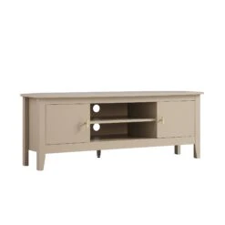 Oakham 120cm Corner TV Unit, Deep Greige -Daals FT TV 09 BEIGE WB3