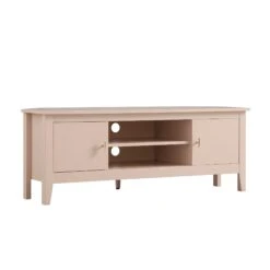 Oakham 120cm Corner TV Unit, Nude Pink -Daals FT TV 09 NUDE WB3