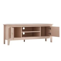 Oakham 120cm Corner TV Unit, Nude Pink -Daals FT TV 09 NUDE WB5