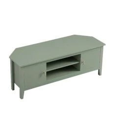 Oakham 120cm Corner TV Unit, Desert Sage