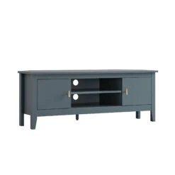 Oakham 120cm Corner TV Unit, Stormy Blue -Daals FT TV 09 STORM WB3