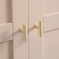 Oakham Double Wardrobe, Nude Pink -Daals FT WARD 08 NUDE detail3