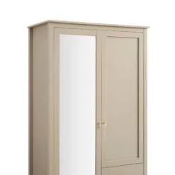 Oakham Mirrored Double Wardrobe, Deep Greige -Daals FT WARD 09 BEIGE detail1