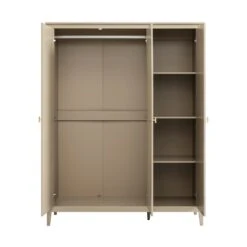 Oakham Triple Wardrobe, Deep Greige -Daals FT WARD 10 BEIGE WB3