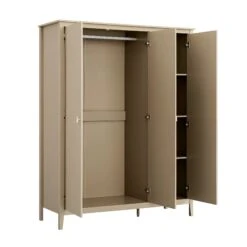 Oakham Triple Wardrobe, Deep Greige -Daals FT WARD 10 BEIGE WB4