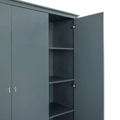 Oakham Triple Wardrobe, Stormy Blue -Daals FT WARD 10 STORM detail2