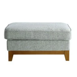 Dipley Sage Woven Fabric Storage Footstool -Daals GCSF 2339 SAGE WOV STOOL WB1