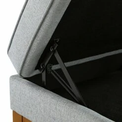 Dipley Sage Woven Fabric Storage Footstool -Daals GCSF 2339 SAGE WOV STOOL detail2