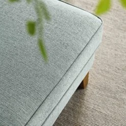 Dipley Sage Woven Fabric Storage Footstool -Daals GCSF 2339 SAGE WOV STOOL scene4