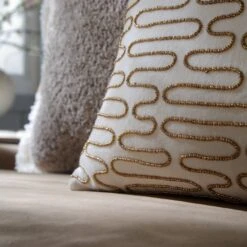 Luxe Collection Allegra Hand Beaded Velvet Cushion -Daals HW CUSH ALLEGRA30 scene2