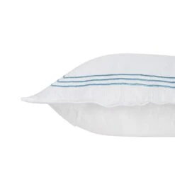 Belvedere Royal Blue Cord Embroidered Cotton Cushion -Daals HW CUSH BELVEDERE BLUE detail2