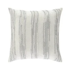 Indigo Collection Laguna French Knot White & Blue Cotton Cushion 11 Indigo Collection Laguna French Knot White & Blue Cotton Cushion -Daals HW CUSH LAGUNA45 WB1