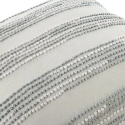 Indigo Collection Laguna French Knot White & Blue Cotton Cushion 13 Indigo Collection Laguna French Knot White & Blue Cotton Cushion -Daals HW CUSH LAGUNA45 detail2