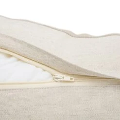 Country Collection Wildflower Linen Pom Pom Cushion -Daals HW CUSH WILDFLOWER SQ detail6