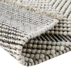 Avanti Handwoven Salt And Pepper Diamond Bobble Wool Runner -Daals KI AVANTIRUNNER DIAM detail4