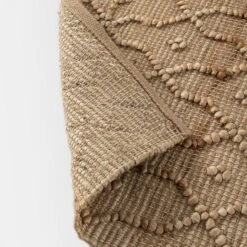 Casablanca Trellis Handwoven & Knotted Natural Jute Rug -Daals KI CASABLANCA RUG detail4