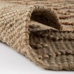 Casablanca Trellis Handwoven & Knotted Natural Jute Rug -Daals KI CASABLANCA RUG detail5