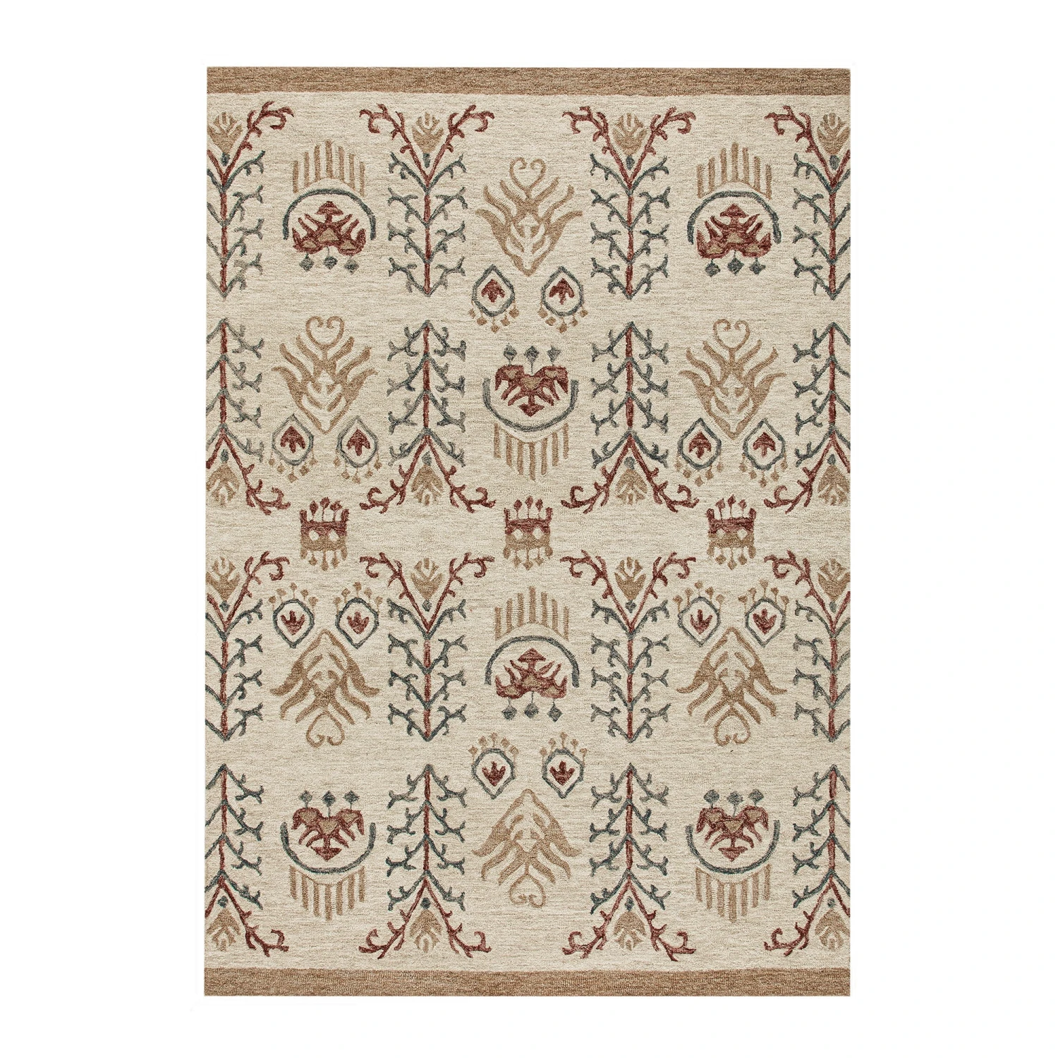 Kadiri Ikat Hand Tufted Wool Rug 1 Kadiri Ikat Hand Tufted Wool Rug