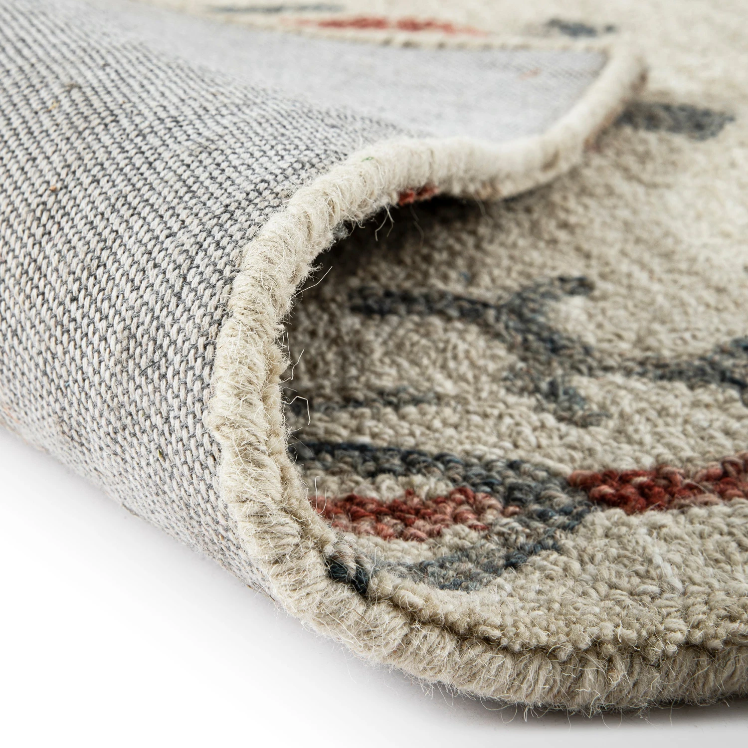 Kadiri Ikat Hand Tufted Wool Rug 9 Kadiri Ikat Hand Tufted Wool Rug - Image 9