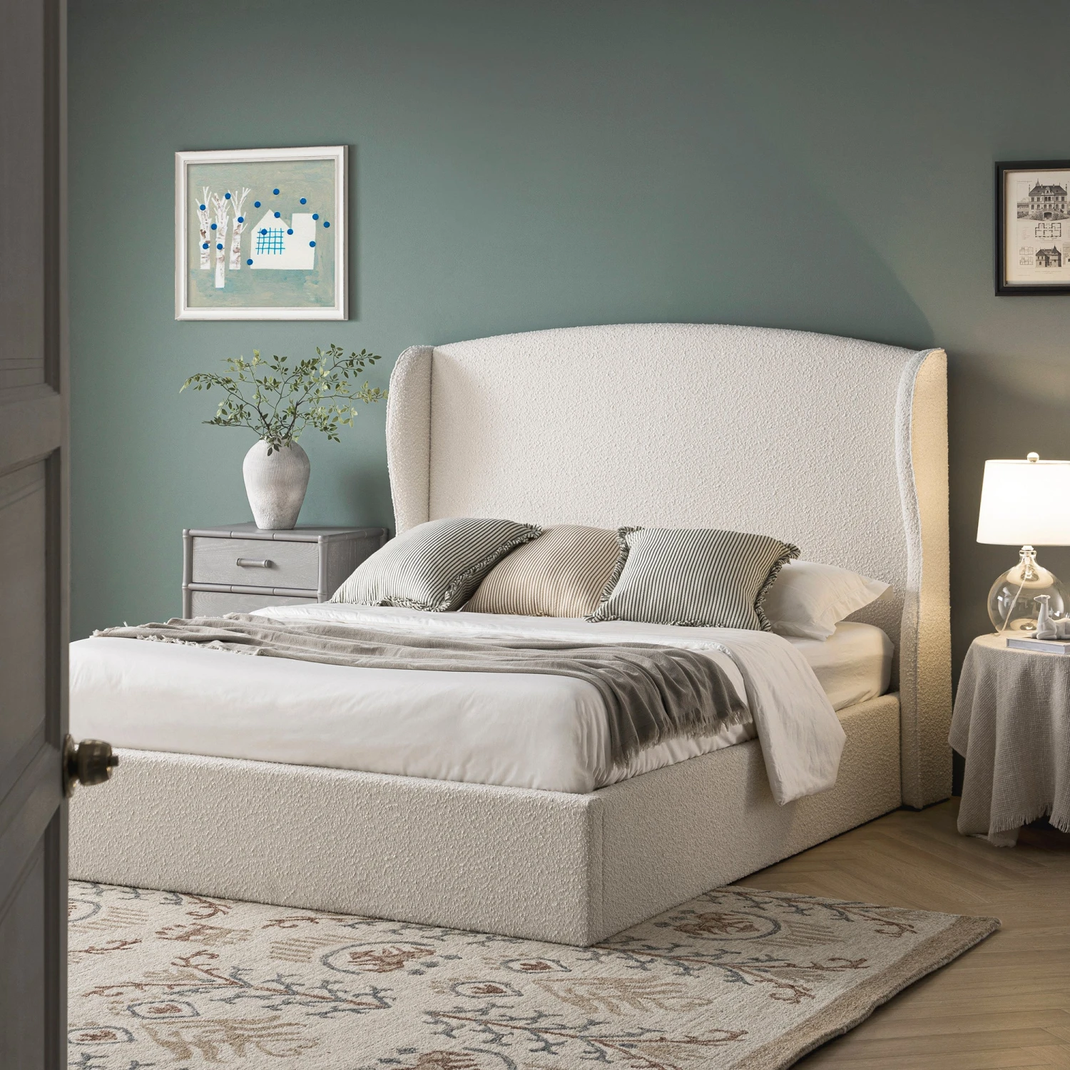 Kadiri Ikat Hand Tufted Wool Rug 2 Kadiri Ikat Hand Tufted Wool Rug - Image 2