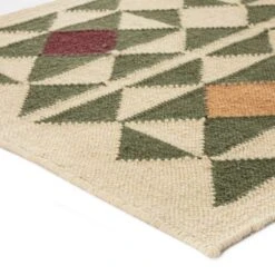 Kamala Geometric Handwoven Wool Runner 10 Kamala Geometric Handwoven Wool Runner -Daals KI KAMALA RUG RUNNER detail3