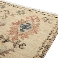 Matalya Kilim Handwoven Wool & Jute Cream Rug -Daals KI MATALYA RUG KILIM detail2