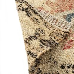 Matalya Kilim Handwoven Wool & Jute Cream Rug -Daals KI MATALYA RUG KILIM detail3