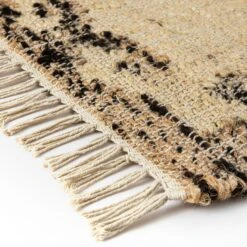 Matalya Kilim Handwoven Wool & Jute Cream Rug -Daals KI MATALYA RUG KILIM detail4