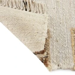 Noa Linear Cream Handwoven Wool Runner -Daals KI NOA RUG RUNNER detail5
