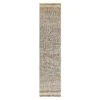 Kerala Variegated Wool And Jute Hand Braided Runner