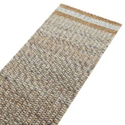 Kerala Variegated Wool And Jute Hand Braided Runner -Daals KI VARJUTE RUNNER detail2