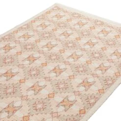 Yasmin Kilim Pink Handwoven Wool & Jute Rug -Daals KI YASMIN RUG KILIM detail1