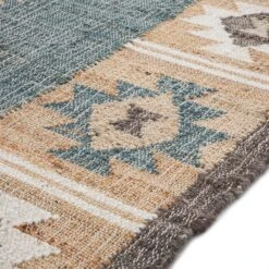 Zaida Kilim Traditional Handwoven Wool & Jute Rug -Daals KI ZAIDA RUG KILIM detail3
