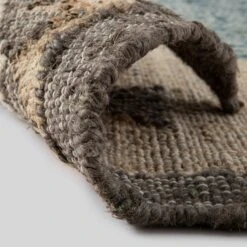 Zaida Kilim Traditional Handwoven Wool & Jute Rug -Daals KI ZAIDA RUG KILIM detail4