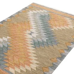 Zairya Kilim Handwoven Wool & Cotton Rug -Daals KI ZAIRYA RUG KILIM detail1
