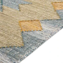 Zairya Kilim Handwoven Wool & Cotton Rug -Daals KI ZAIRYA RUG KILIM detail2
