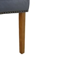 Stanway Set Of 2 Grey Velvet Dining Chairs 21 Stanway Set Of 2 Grey Velvet Dining Chairs -Daals LW DCH 043 DARKGREYVEL 2P detail4