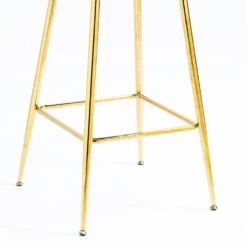 Kylie Set Of 2 Blue Velvet Bar Stools -Daals MB222BLUEVEL P detail3